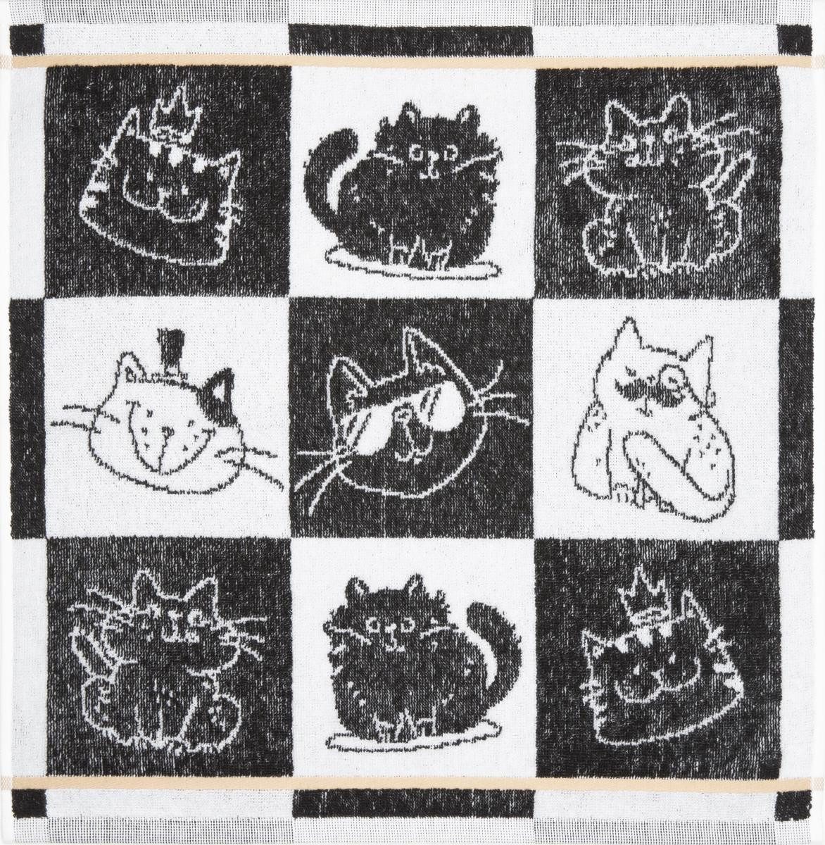 Kracht Geschirrtuch Cool Cat, (Set, 3-tlg., günstig online kaufen