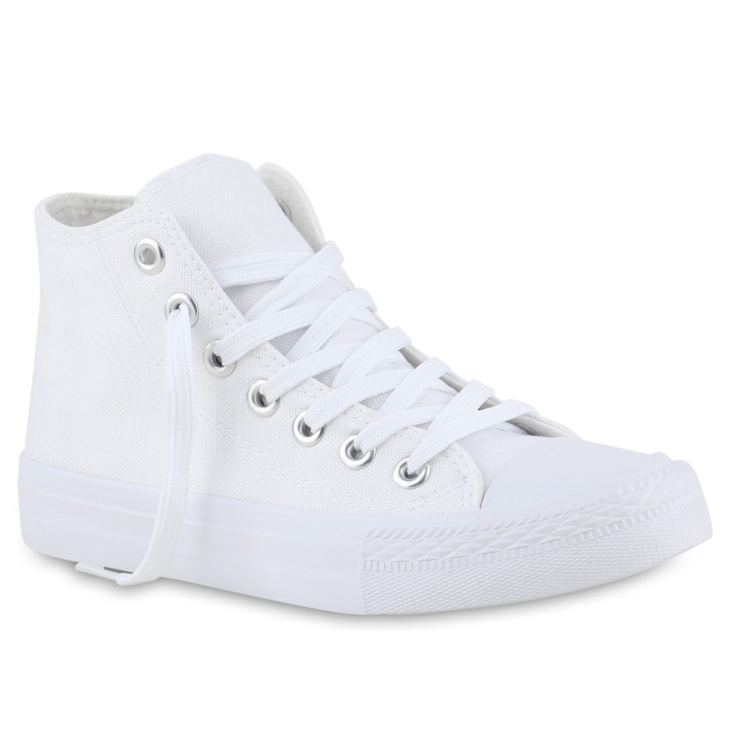 VAN HILL 841313 Sneaker Damen Sneaker High Schnürer Bequeme Basic Freizeit günstig online kaufen