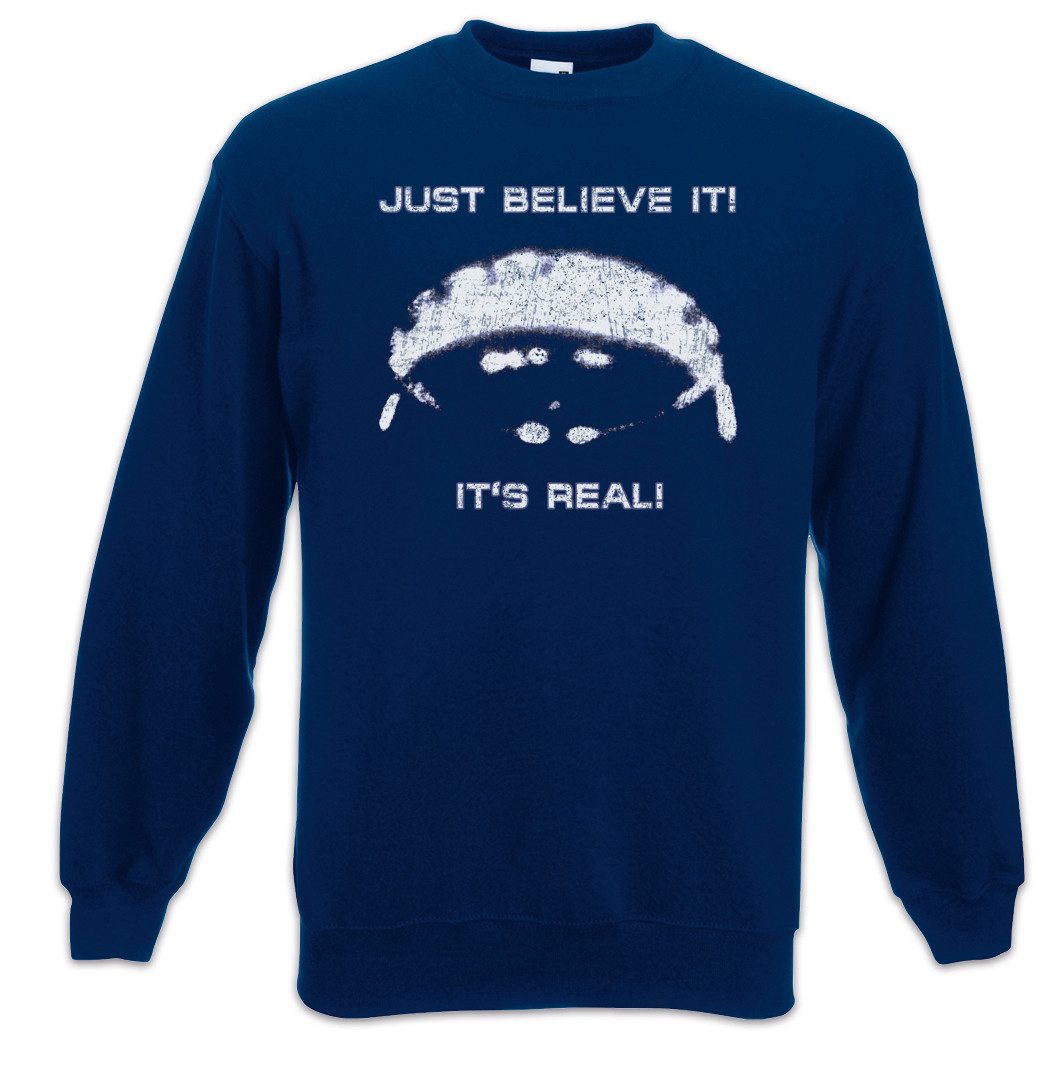 Sweatshirt Ufo Believe It Sweatshirt UFO Adamski TR3B Flying Saucer Haunebu Vril