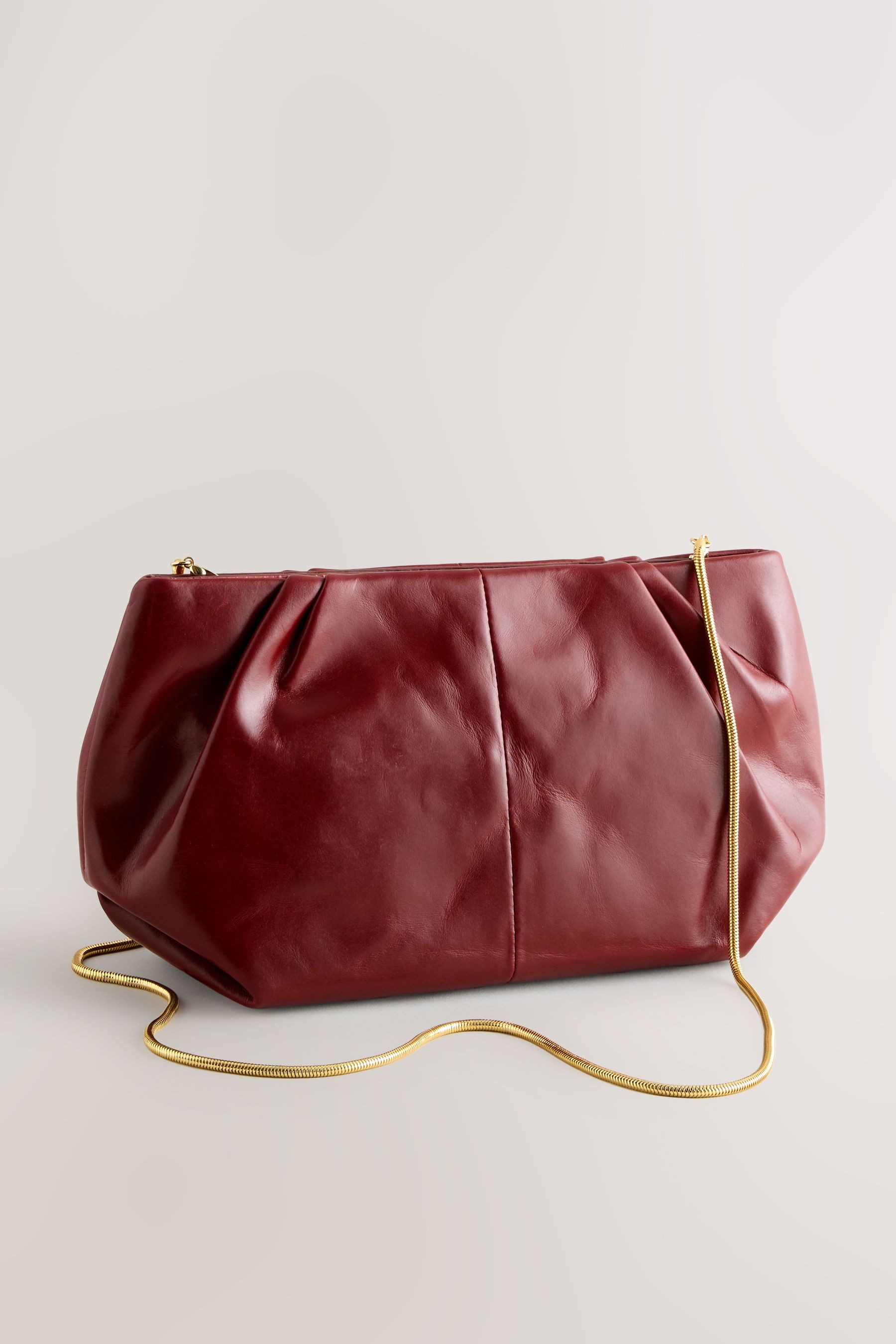 Next Clutch Clutch aus Leder mit Schnappverschluss (1-tlg) günstig online kaufen