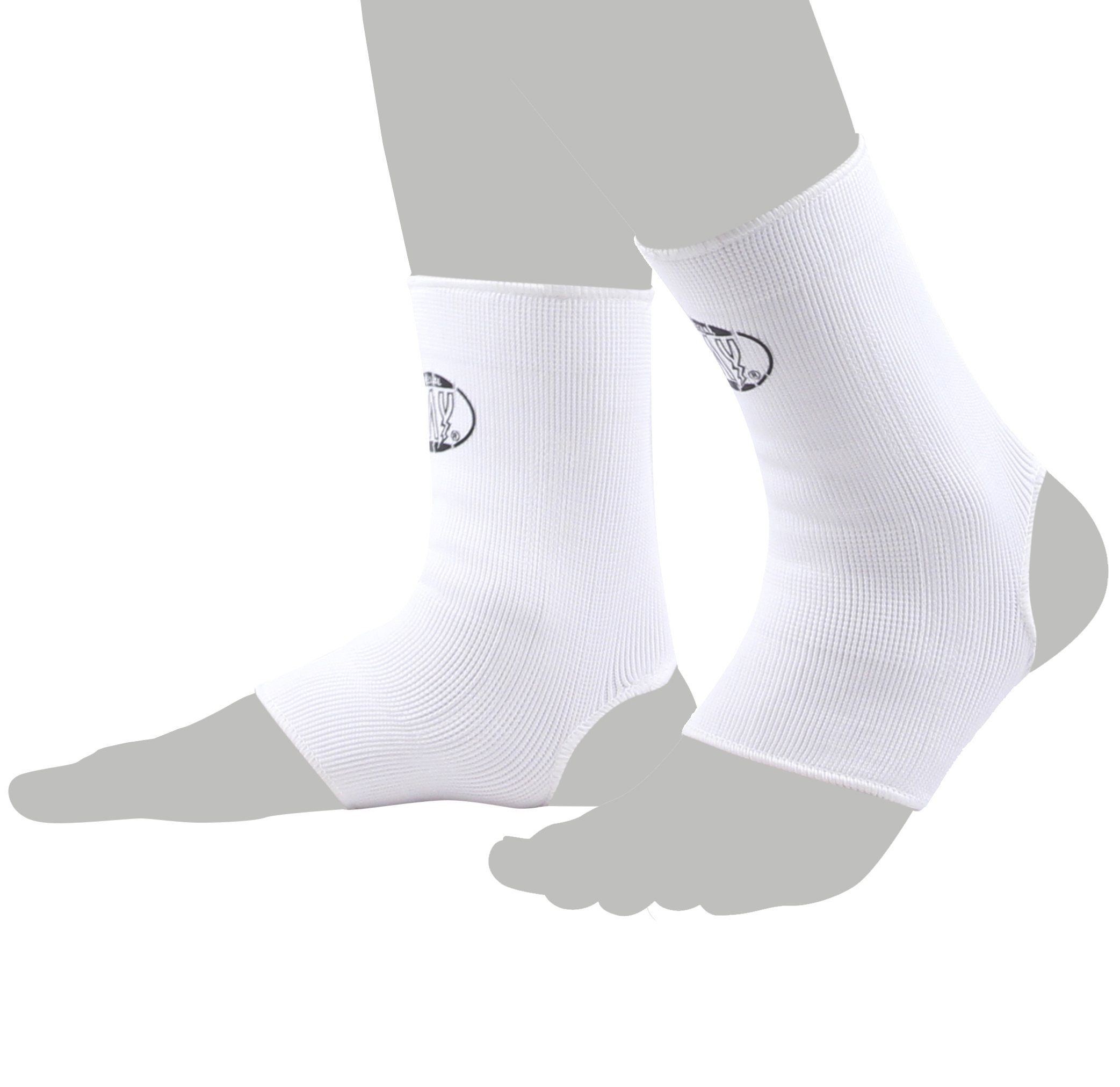 Fußbandage Uni Knöchelbandage Fußgelenkbandage Sprunggelenk weiß