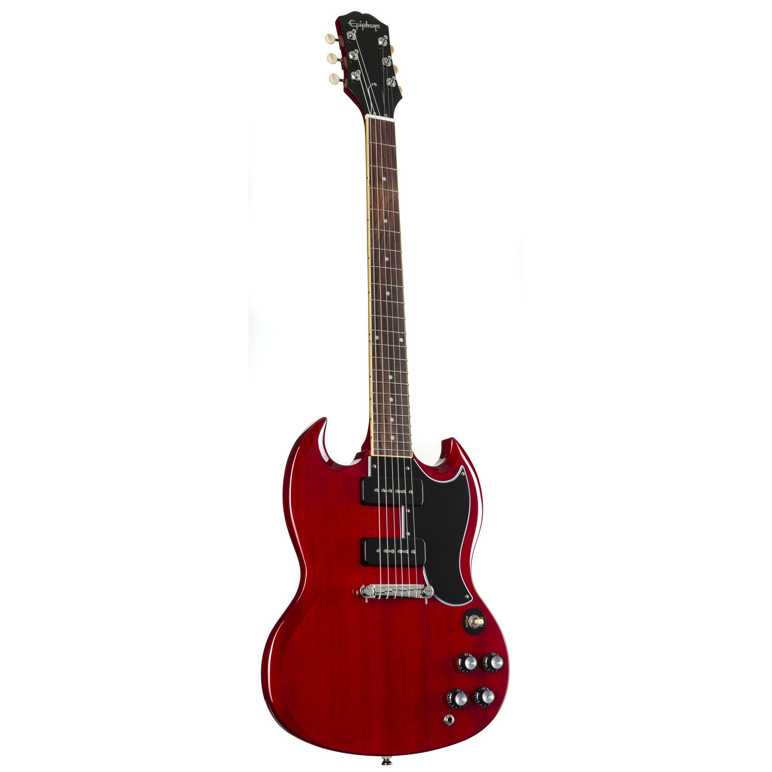 Epiphone E-Gitarre, E-Gitarren, Double Cut Modelle, SG Special P-90 Cherry Red - Double Cut Modelle