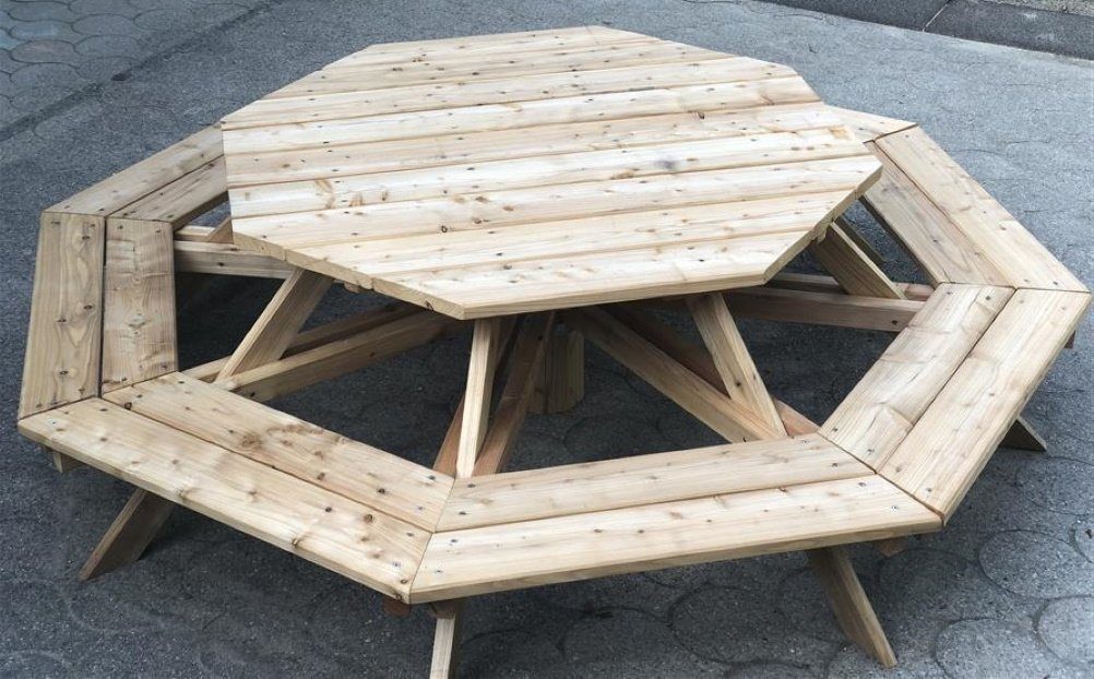 bvvertrieb GartenKindersitzgruppe »Sitzgruppe für 8 Kinder Achteck