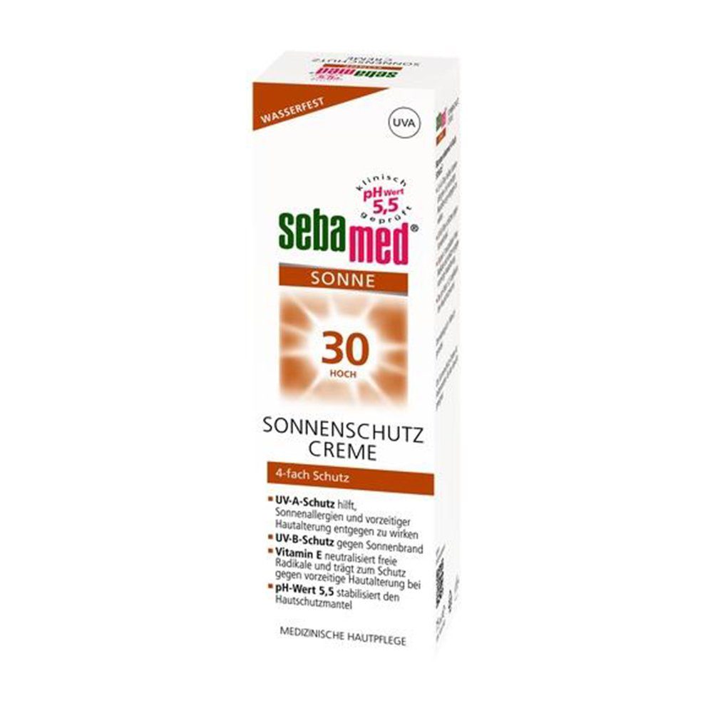 Sonnenschutzcreme SEBAMED Sonnenschutz Creme LSF 30, 75 ml