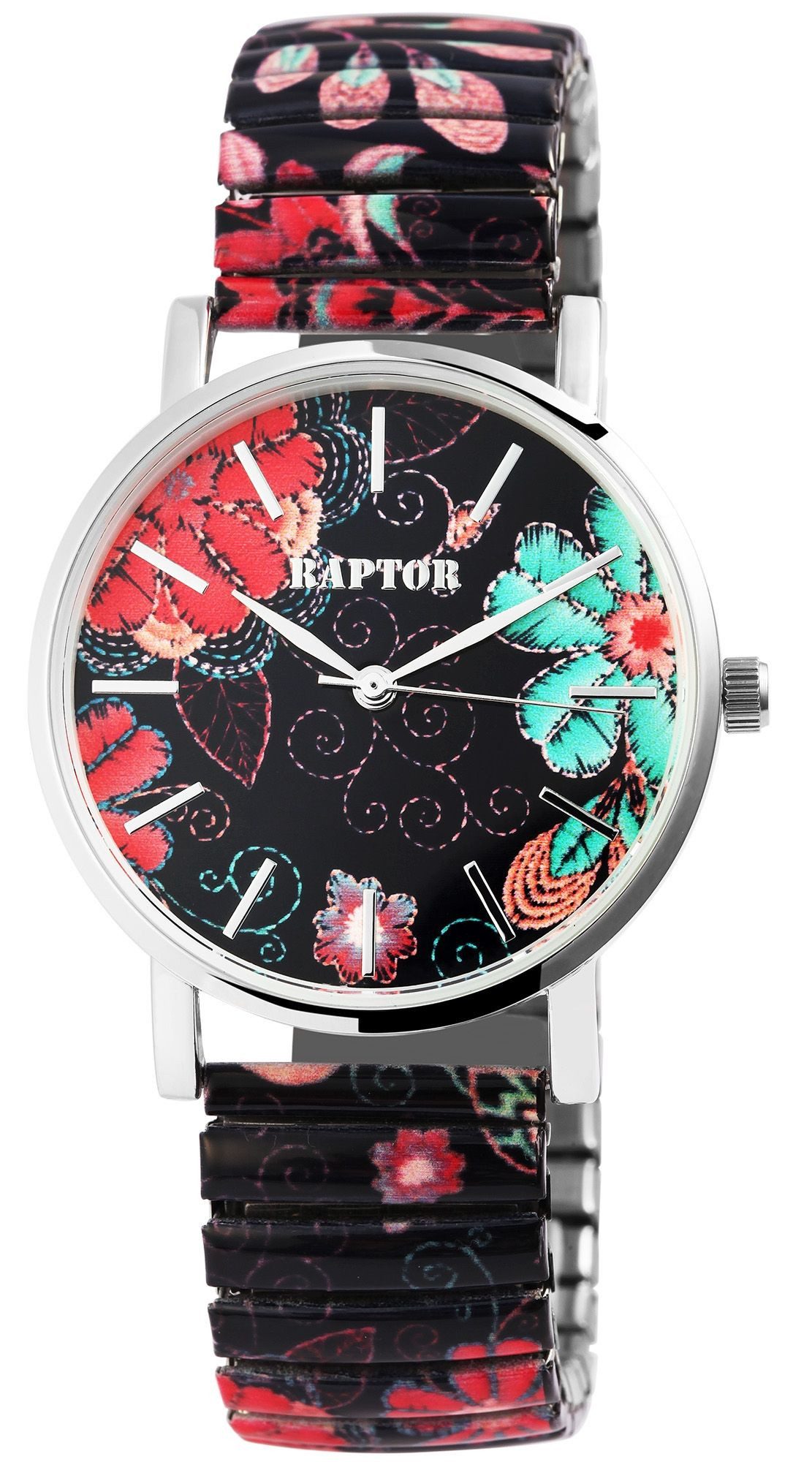 Raptor Quarzuhr Colorful Edition mit Edelstahlzugarmband, günstig online kaufen