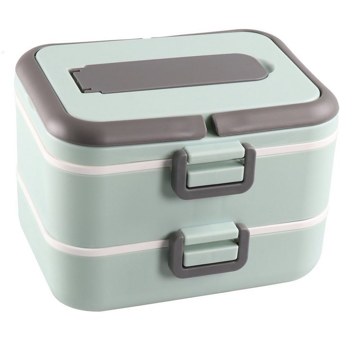 STONELINE Lunchbox Polyprophylen (PP) Silikon (5-tlg) auslaufsicher zum getrennten Aufbewahren von Speisen
