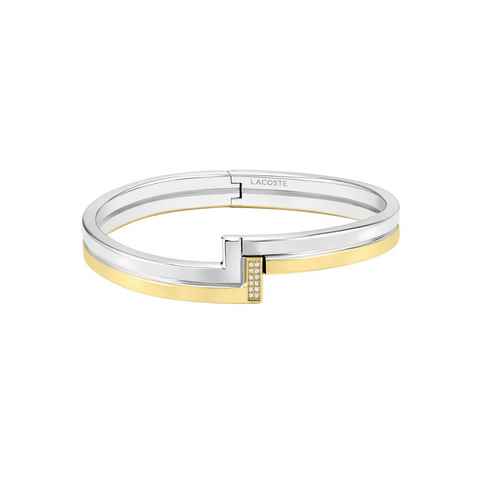 Lacoste Armreif Schmuck Edelstahl Armschmuck IMPRESSION, mit oder ohne Glasstein