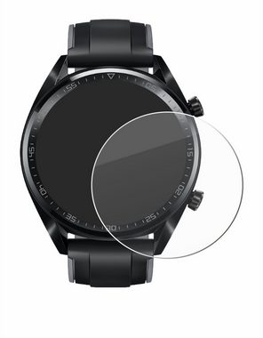 Savvies Panzerglas für Huawei Watch GT (46 mm) 2018, Displayschutzglas, Schutzglas Echtglas 9H Härte klar Anti-Fingerprint