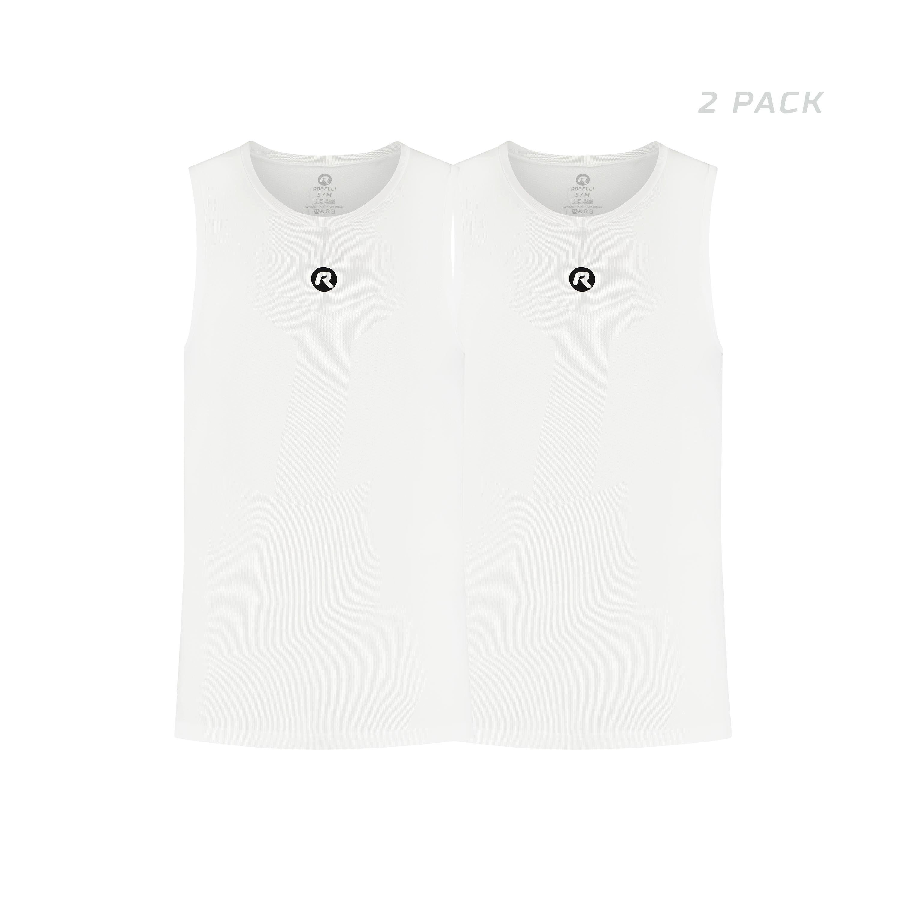 Rogelli Funktionsunterhemd Funktionsunterhemd Ärmellos Damen & Herren – Core 2er-Pack