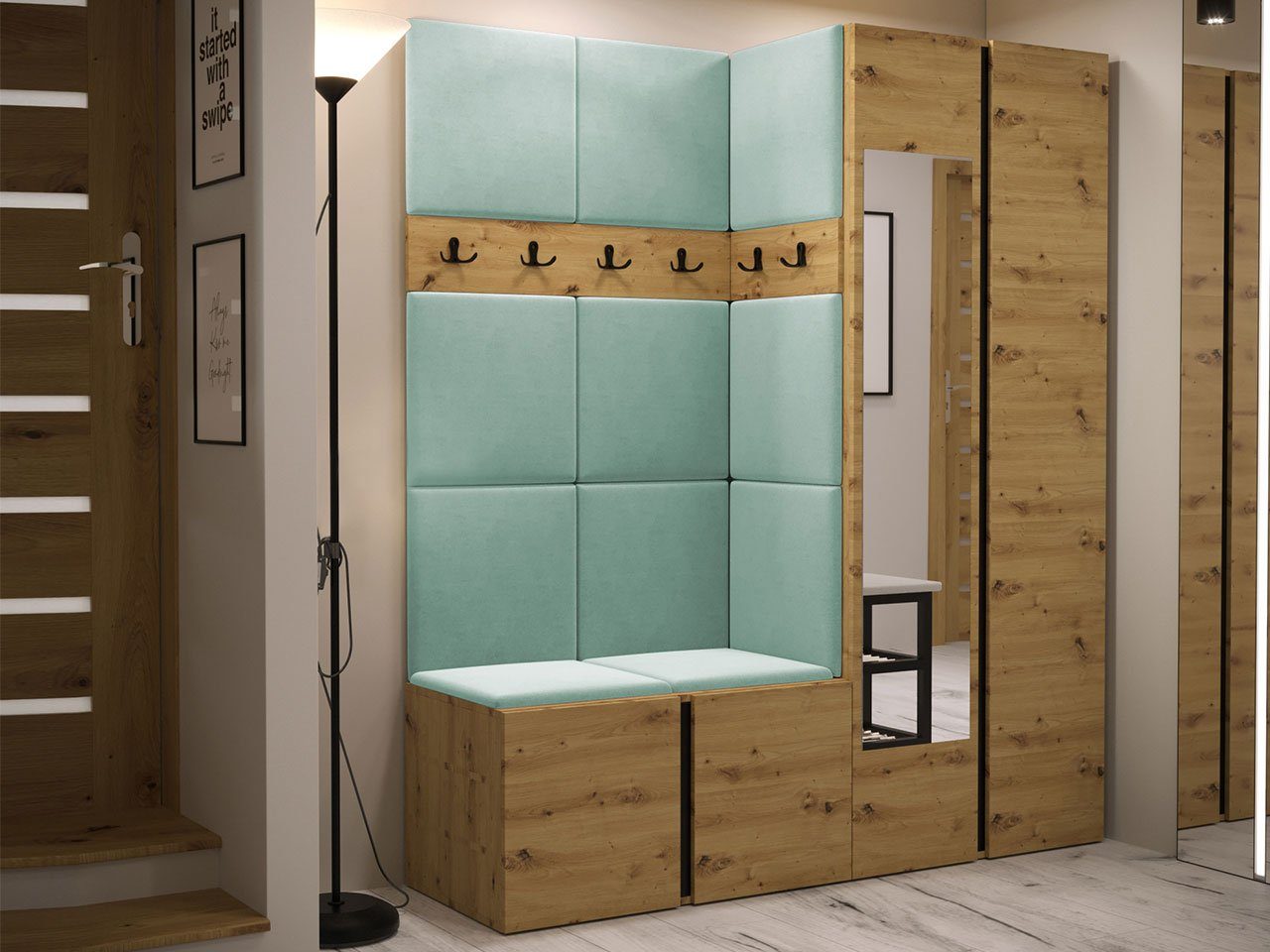 MIRJAN24 Garderoben-Set Orion XII, (Komplett-Set, Schrank, günstig online kaufen