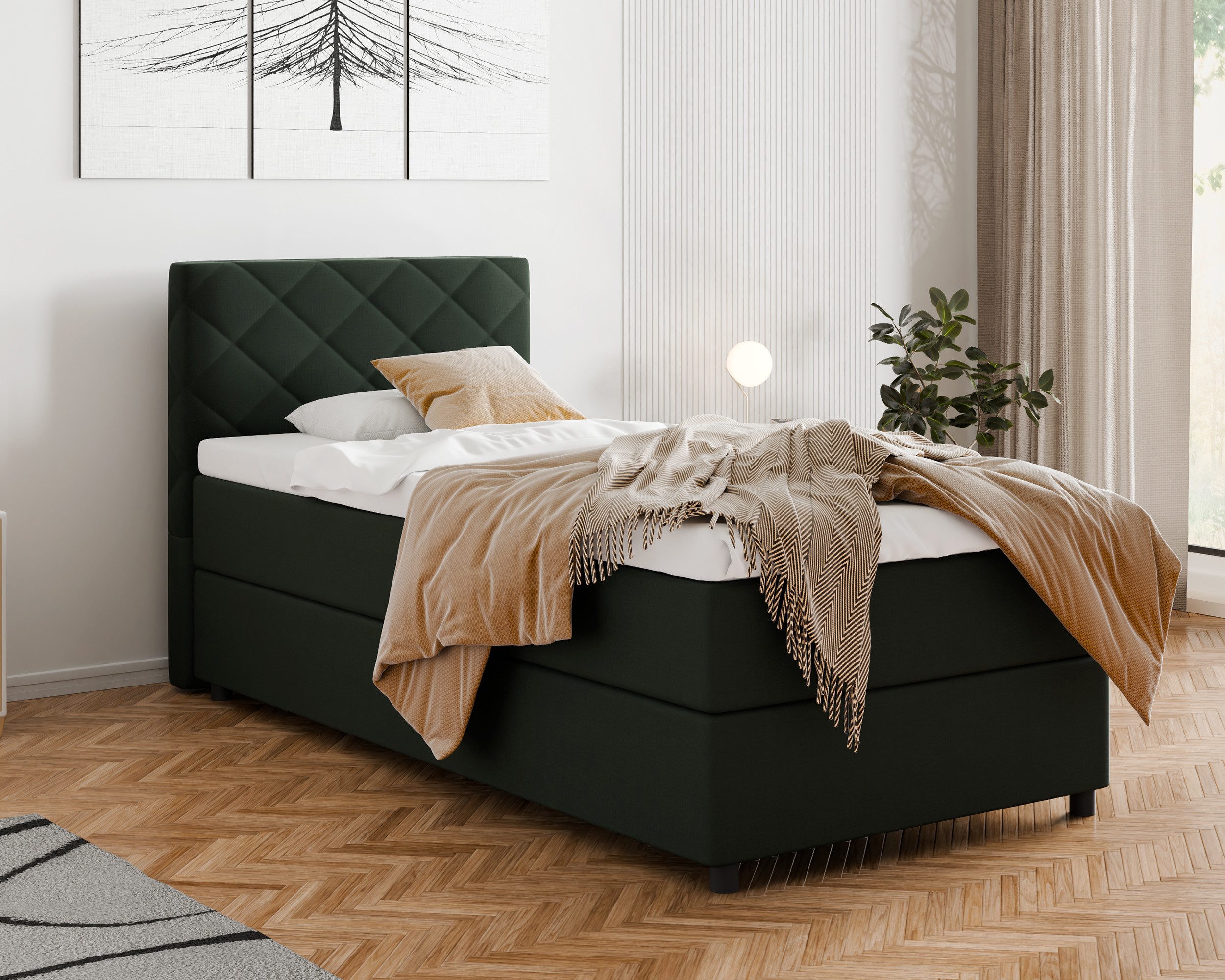 Homesy Boxbett DIAMARO, Stilvolles Design – zeitlose Eleganz