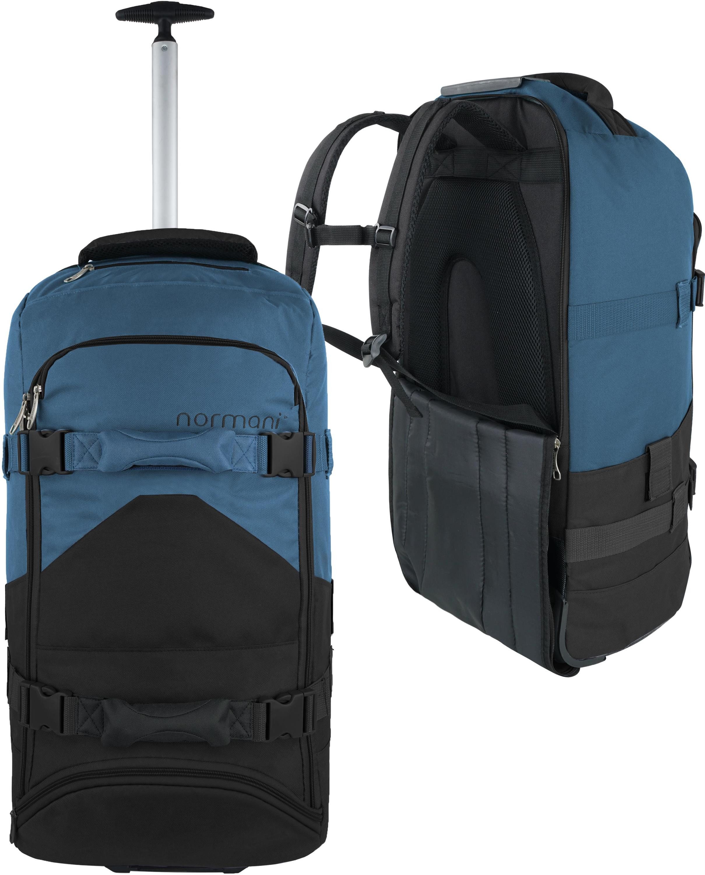 Reisetasche Reisetasche mit Rollen und Rucksackfunktion