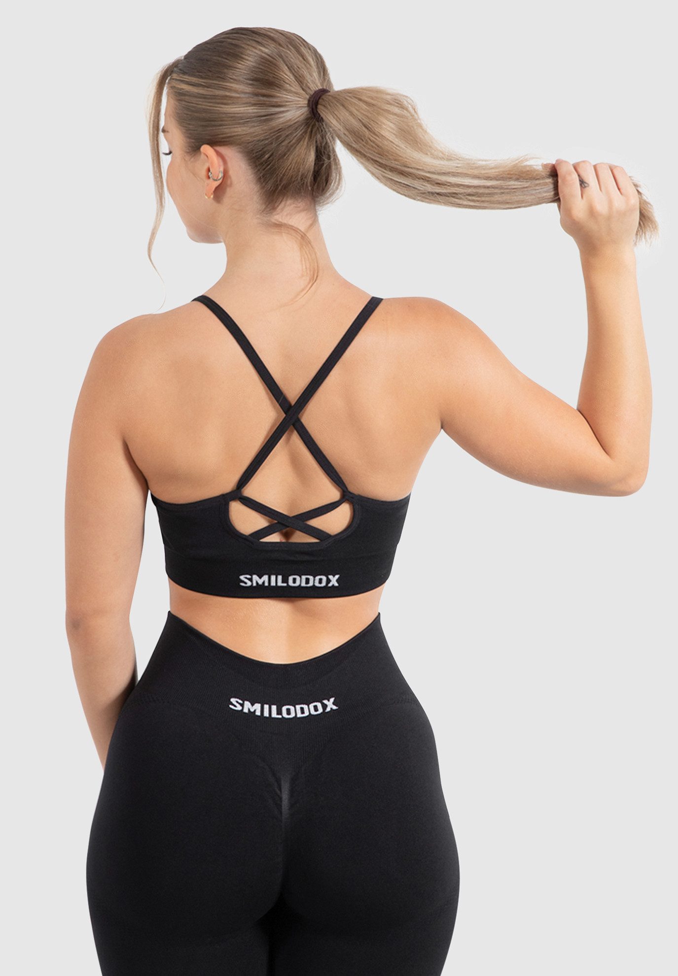 Smilodox Sport-BH Cetrina, Seamless Sport Bra eleganter Rückenausschnitt Fi günstig online kaufen