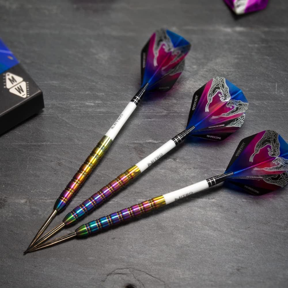 TARGET DARTS Dartpfeil RED DRAGON Peter Wright Snakebite 1 22 Gramm Wolfram Dartset