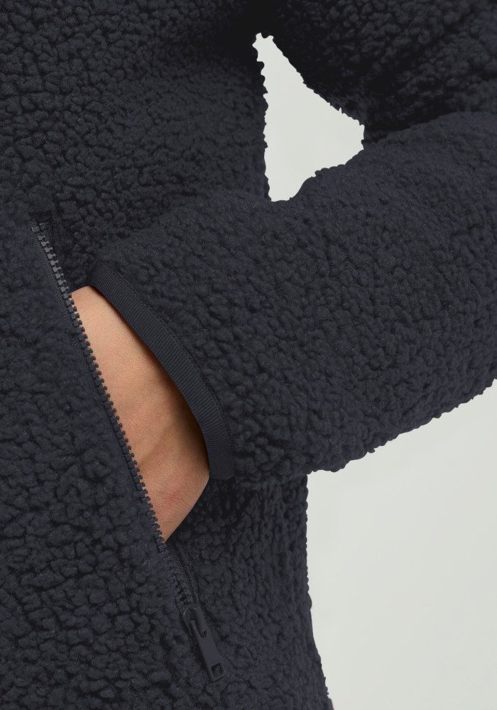 Jack Wolfskin Fleecejacke HIGH CURL JKT W mit durchgehendem Reißverschluss, aus Sherpa Fleece, atmungsaktiv – Bild 4 von 5