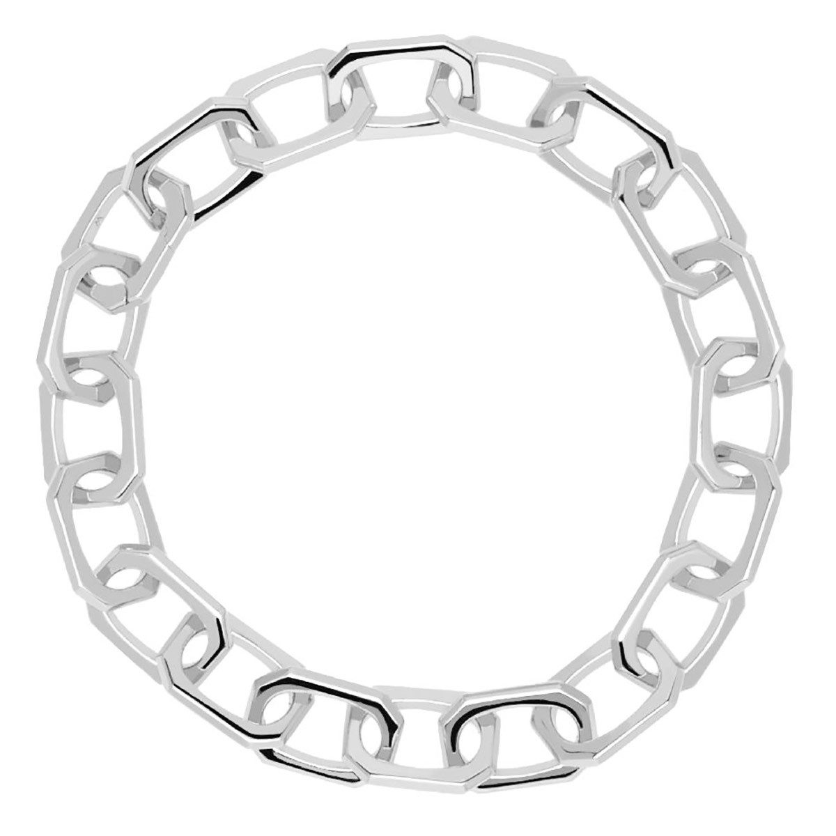P D Paola Gliederarmband Damen-Small Signature silberfarben
