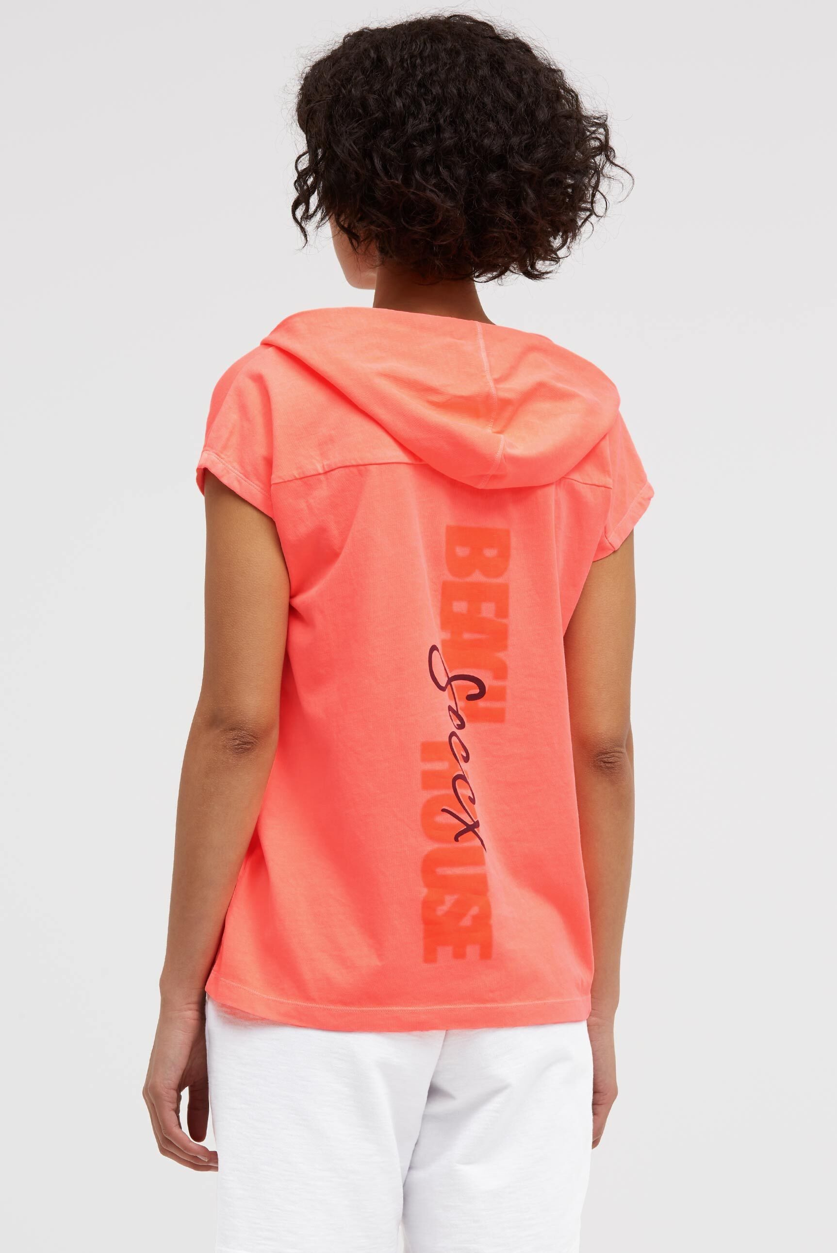 SOCCX Kapuzenshirt mit V-Ausschnitt