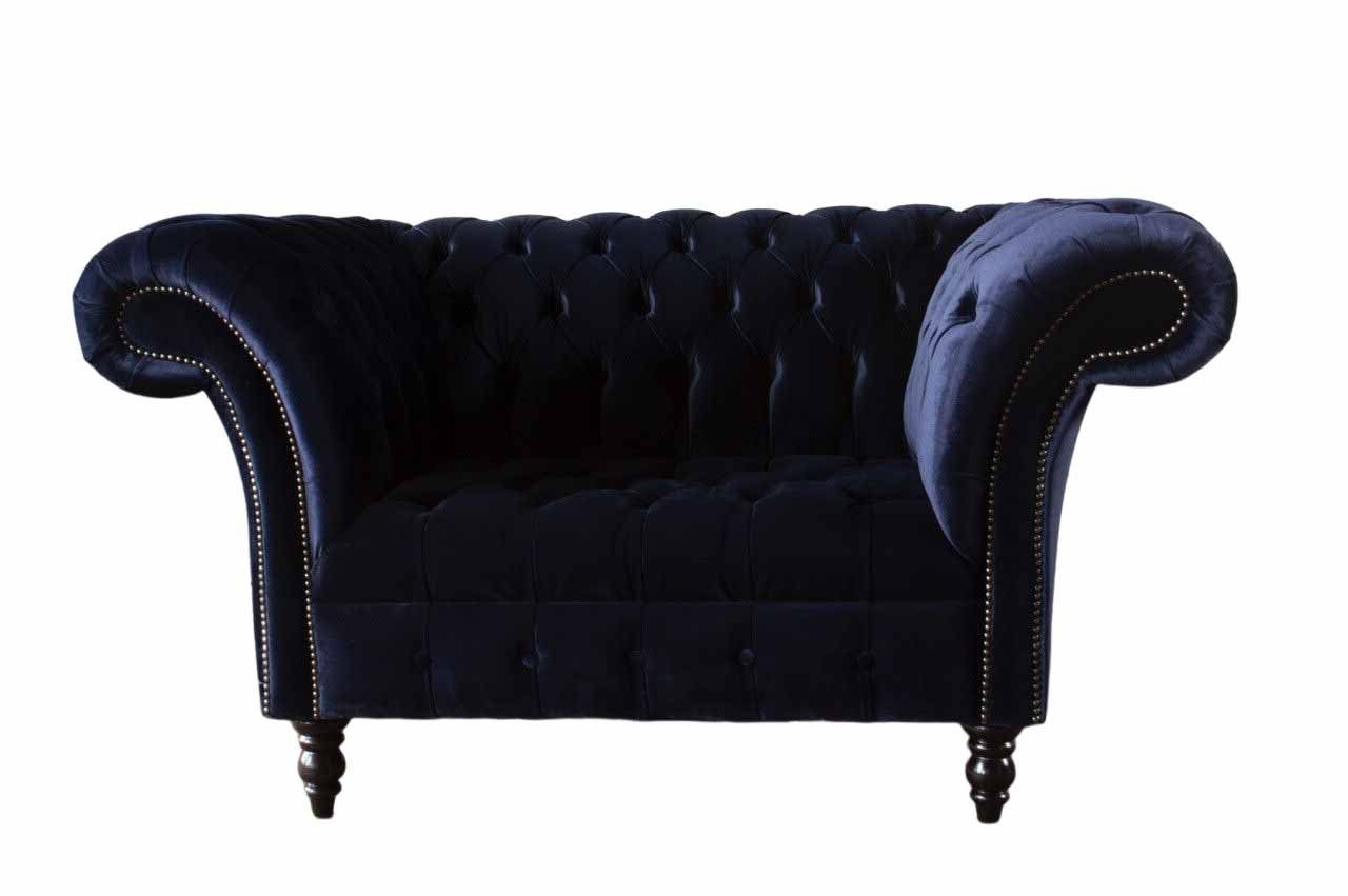 JVmoebel Chesterfield-Sessel, Sessel Chesterfield Klassisch Design 1.5 Sitzer Couch