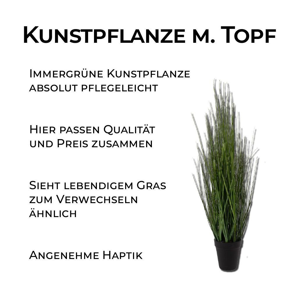 Kunstpflanze, Rivanto, Kunstgras im Topf, bis günstig online kaufen