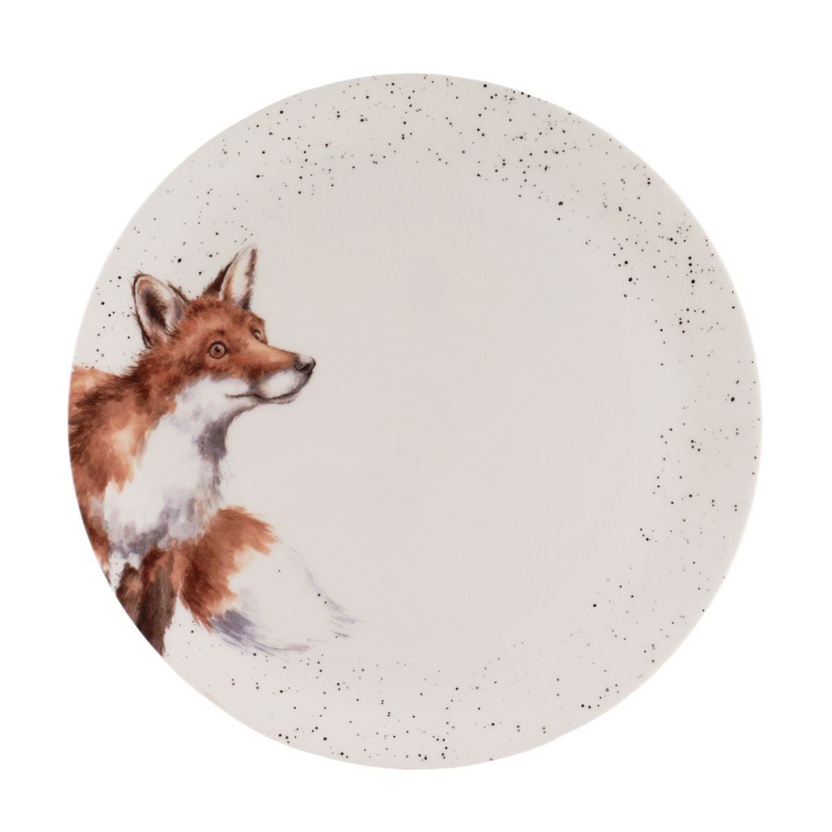 Wrendale Teller Wrendale Designs Porzellan-Speiseteller Fuchs ca. 26.5cm D