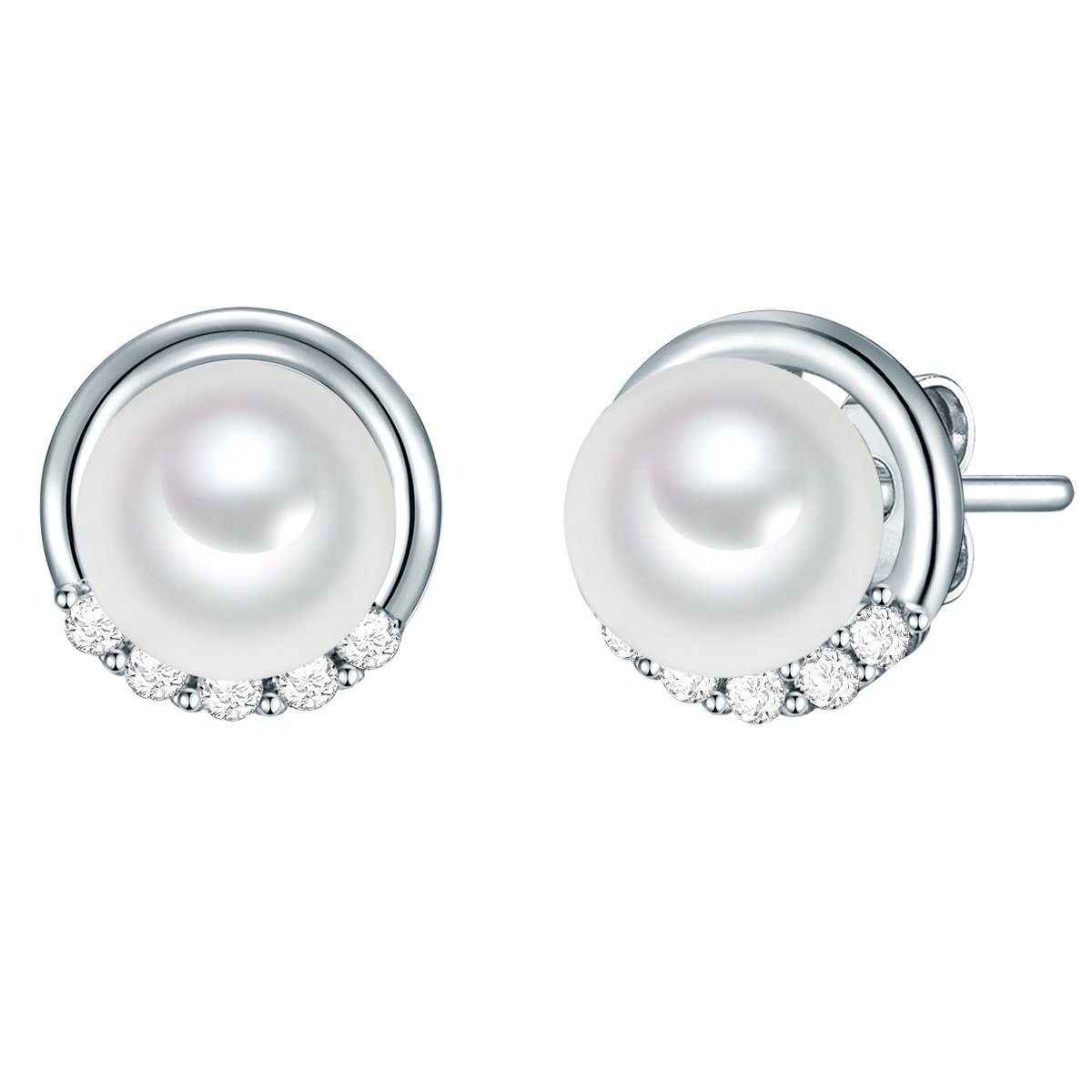 Paar Ohrstecker silber