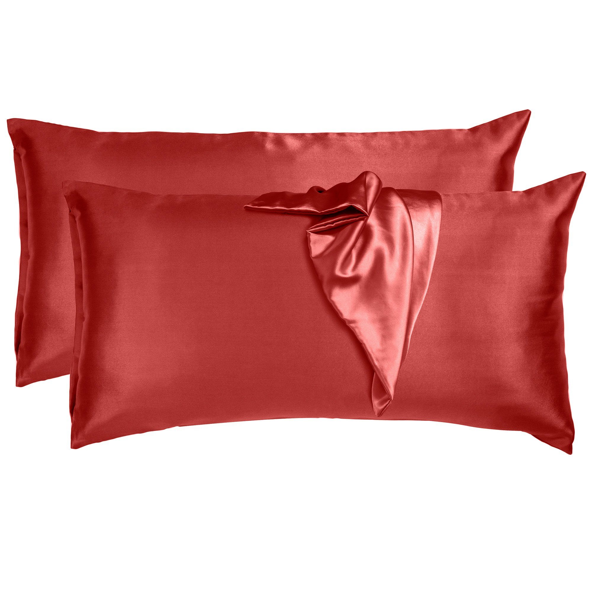 Komfortec Kissenbezug Mikrofaser Satin Kopfkissenbezug für günstig online kaufen