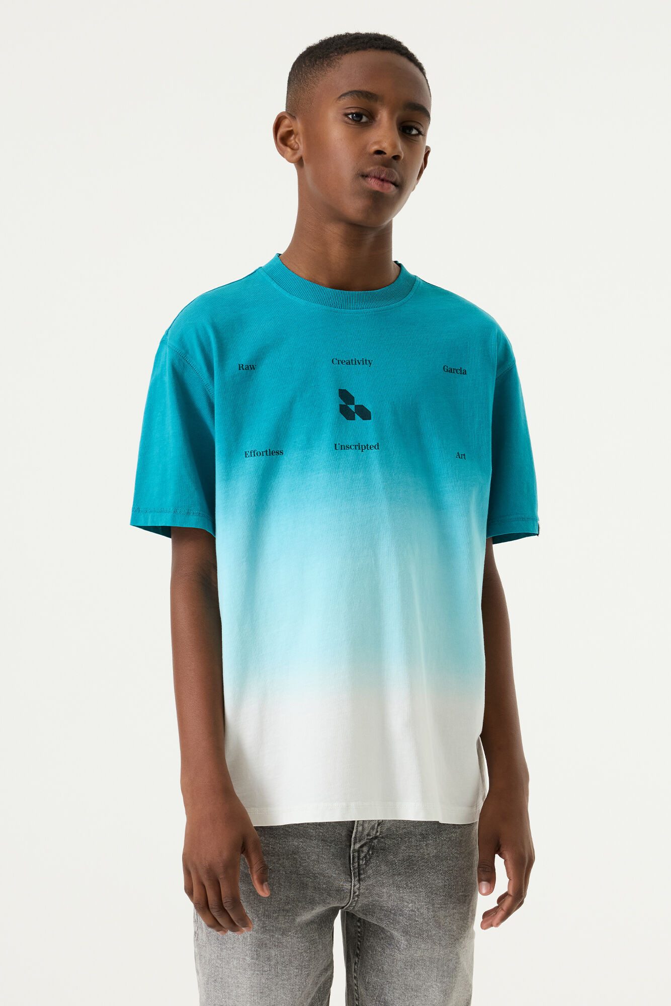 Garcia Print-Shirt im Batik-Look und Druck, for Boys