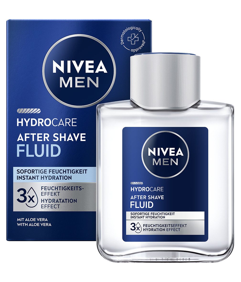 Nivea Men After Shave Lotion Protect & Care After Shave Fluid 2 x 100ml, 2-tlg., 2 x 100 ml