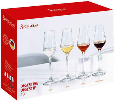 SPIEGELAU Glas Spiegelau, Digestif 4er Set, Kristallglas