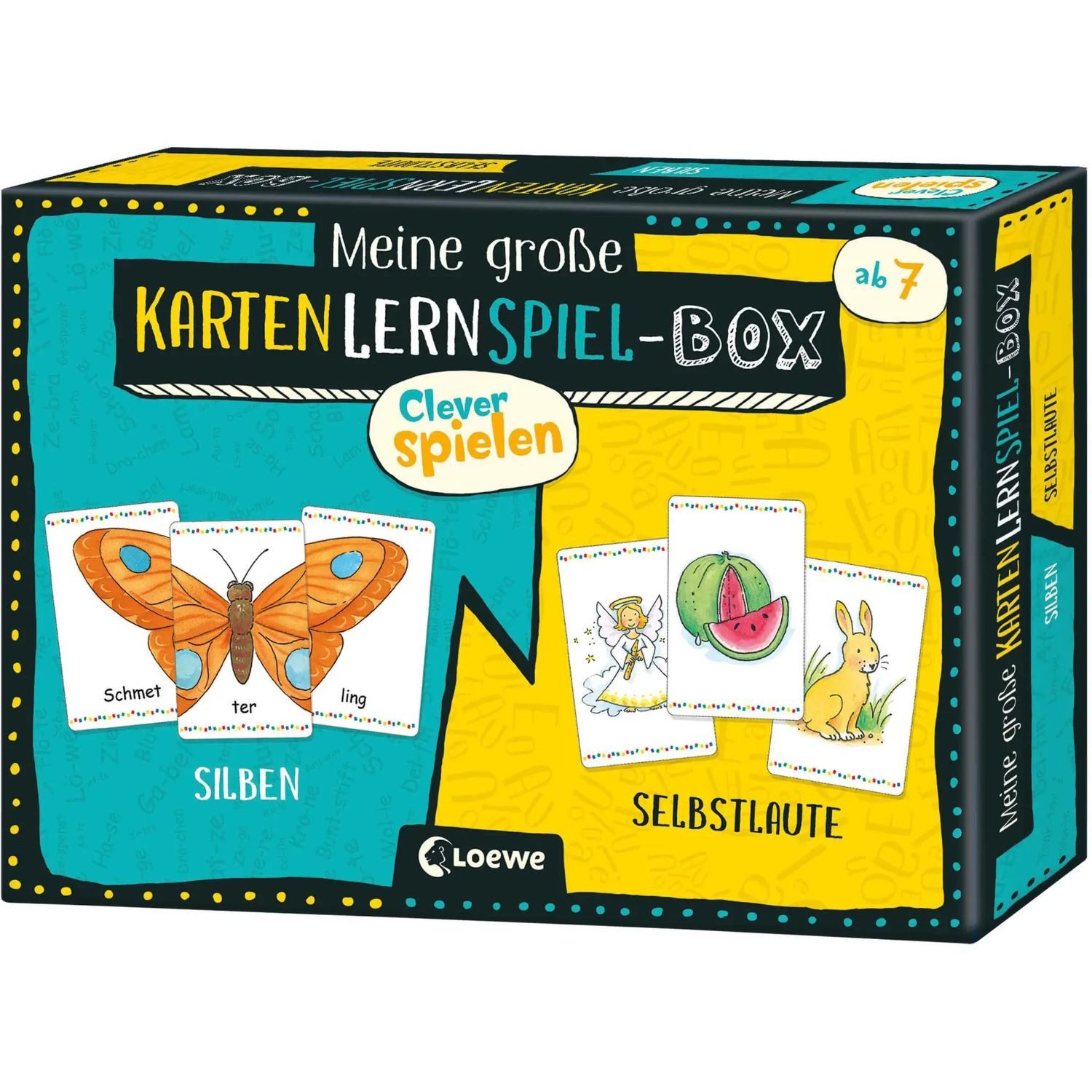 Loewe Spiel Clever Spielen - Meine große KartenLernSpiel-Box - Silben/Selbstlaute