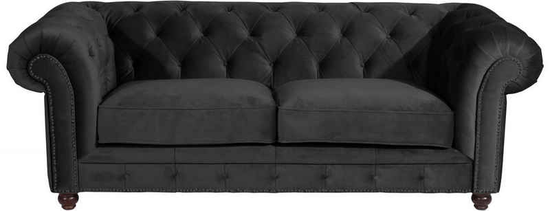 Max Winzer® Chesterfield-Sofa Old England, im Retrolook, Breite 218 cm