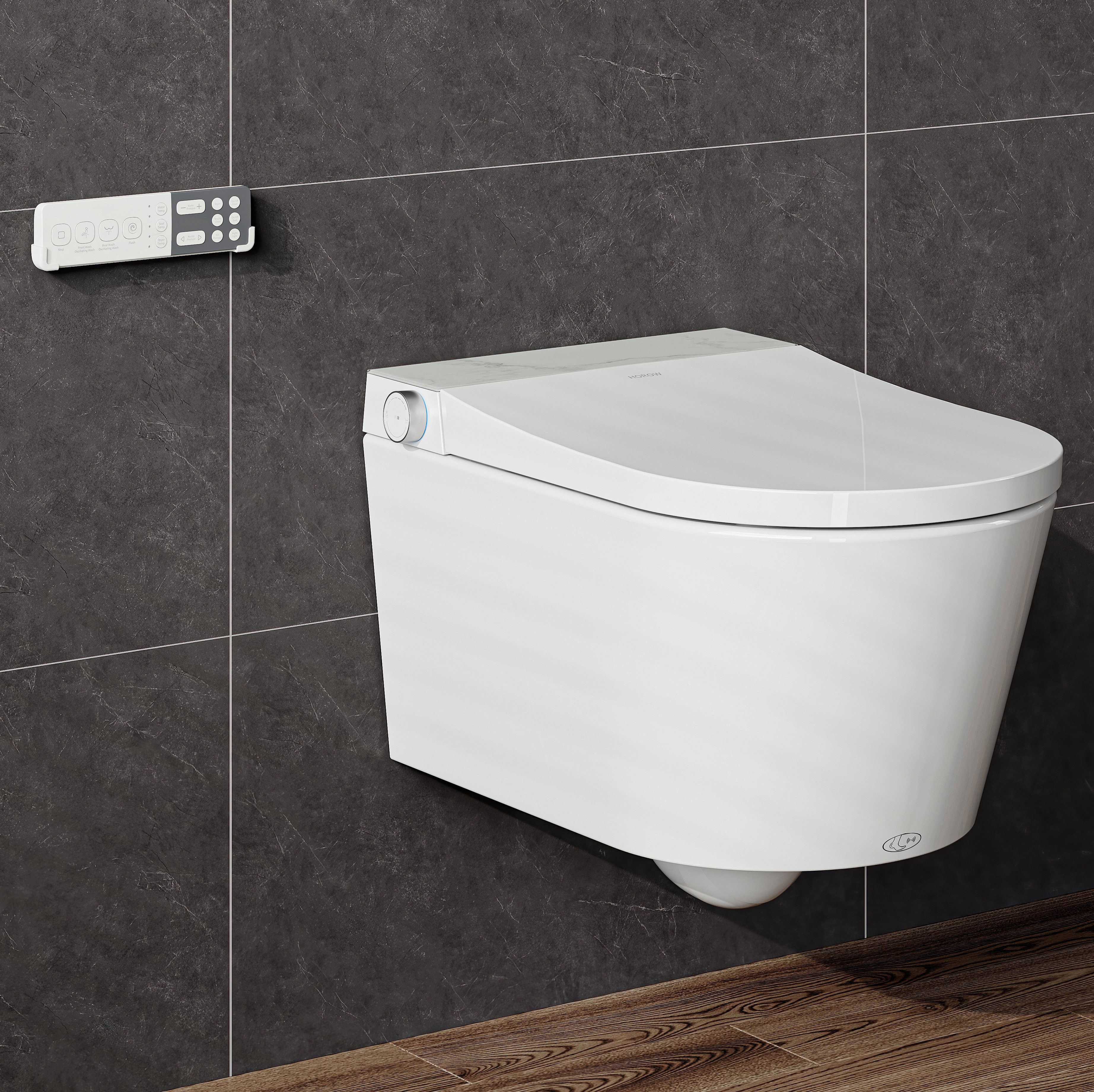 HOROW Dusch-WC Hänge WC mit Bidet günstig online kaufen