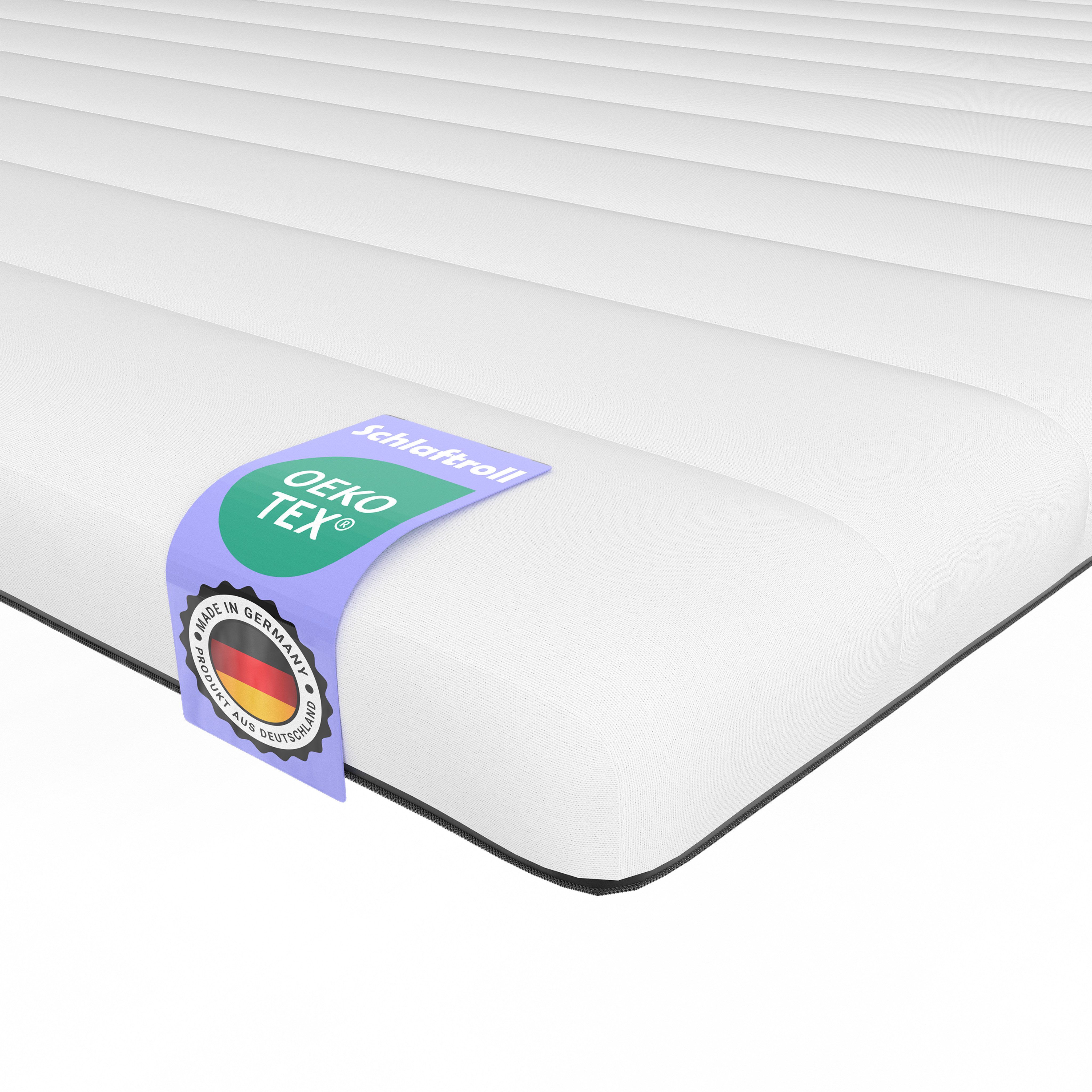 Schlaftroll, Topper Weiche Kaltschaum-Matratzenauflage für maximalen Komfort und Ergonomie, OEKO-TEX® zertifiziert