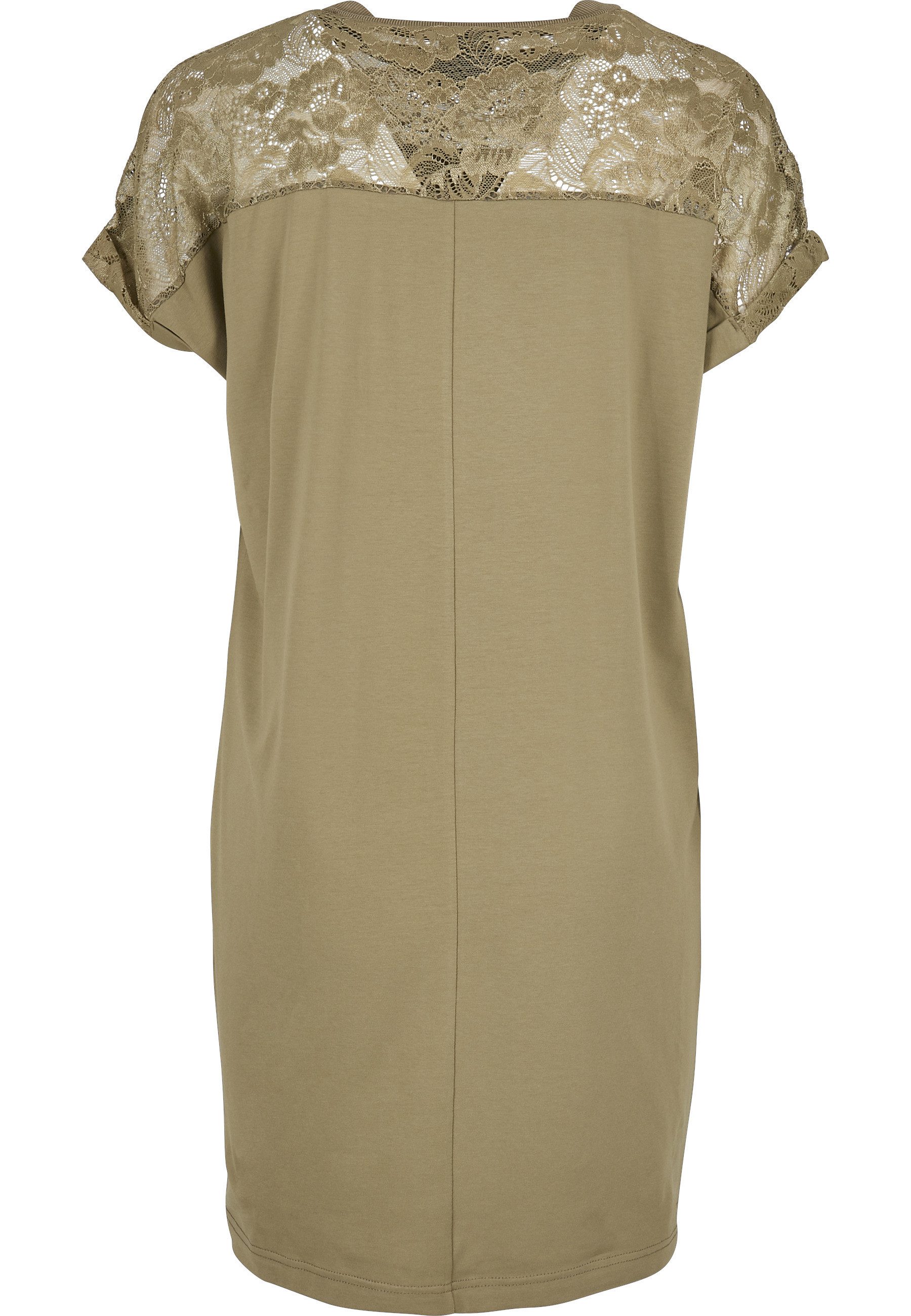 URBAN CLASSICS Shirtkleid Urban Classics Damen Ladies Lace Tee Dress (1-tlg günstig online kaufen