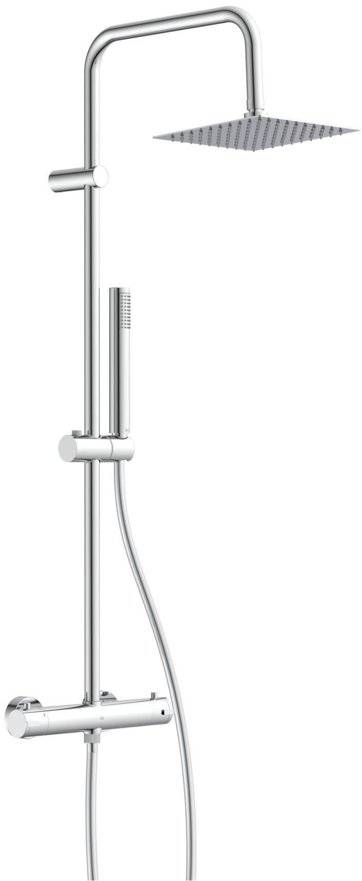 welltime Brausegarnitur Porto, Duschsystem inkl. Thermostat günstig online kaufen