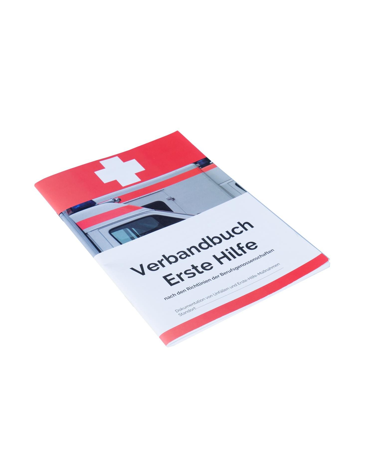 Steelboxx Arzttasche Verbandbuch DIN A 5 Verbandsbuch BGV A5 §16 Erste Hilfe Buch