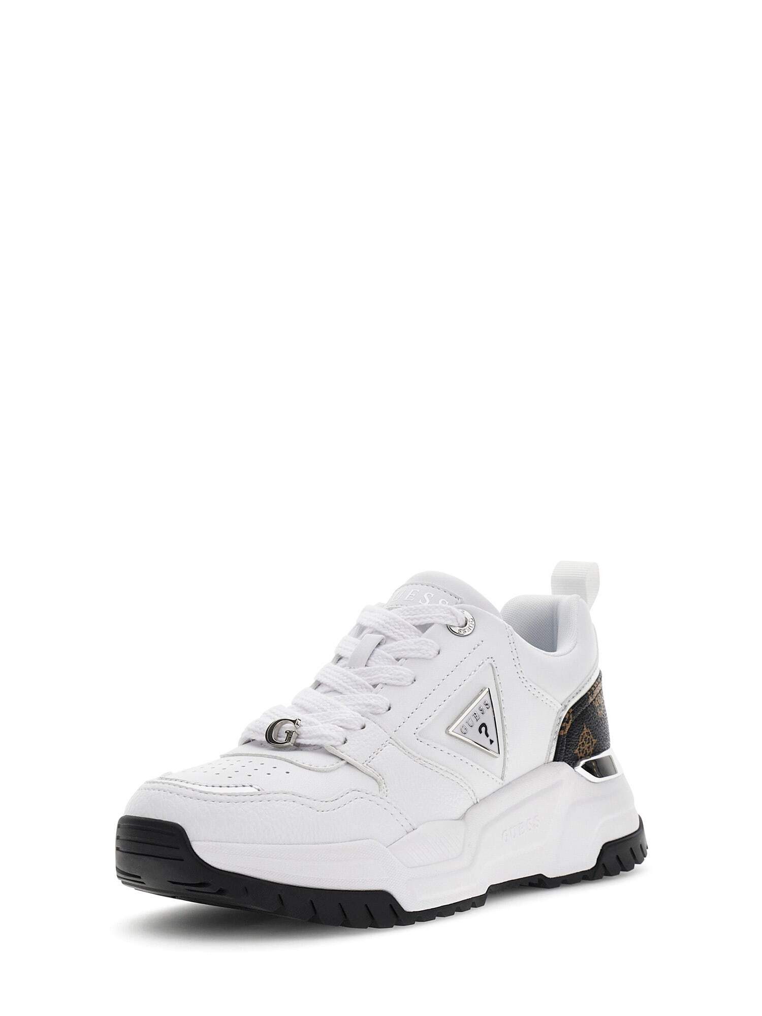 Guess HELADA Sneaker Edel-Freizeitschuh, Halbschuh, Schnürer mit GUESS-Dreiecks-Logo