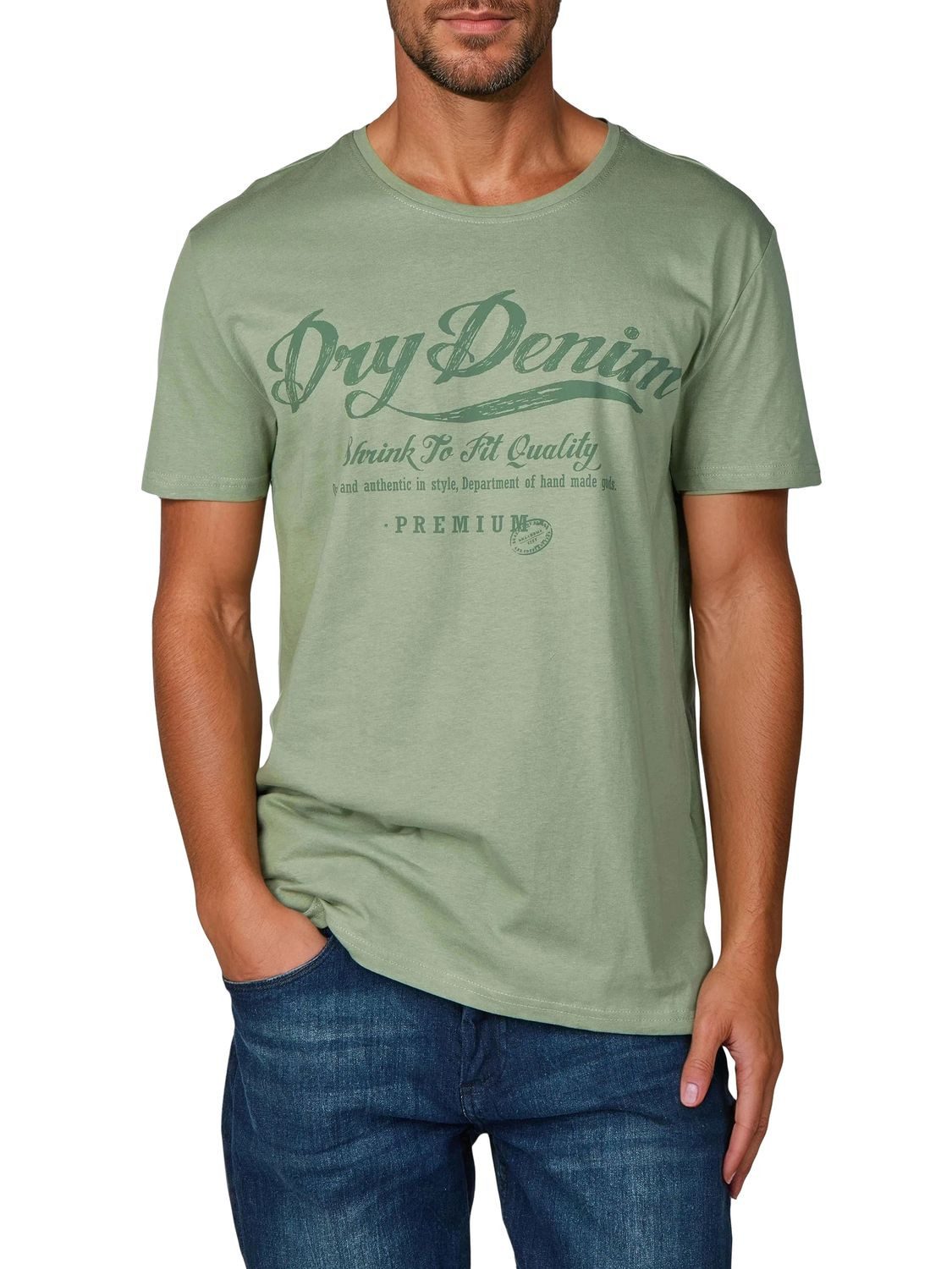 riverso T-Shirt Herren Printshirt RIVLeon Regular Fit (4-tlg) Kurzarm Tee Shirt mit Rundhalsausschnitt aus 100% Baumwolle