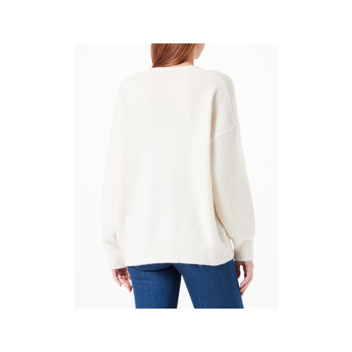 HUGO Sweatshirt weiß regular fit (1-tlg)