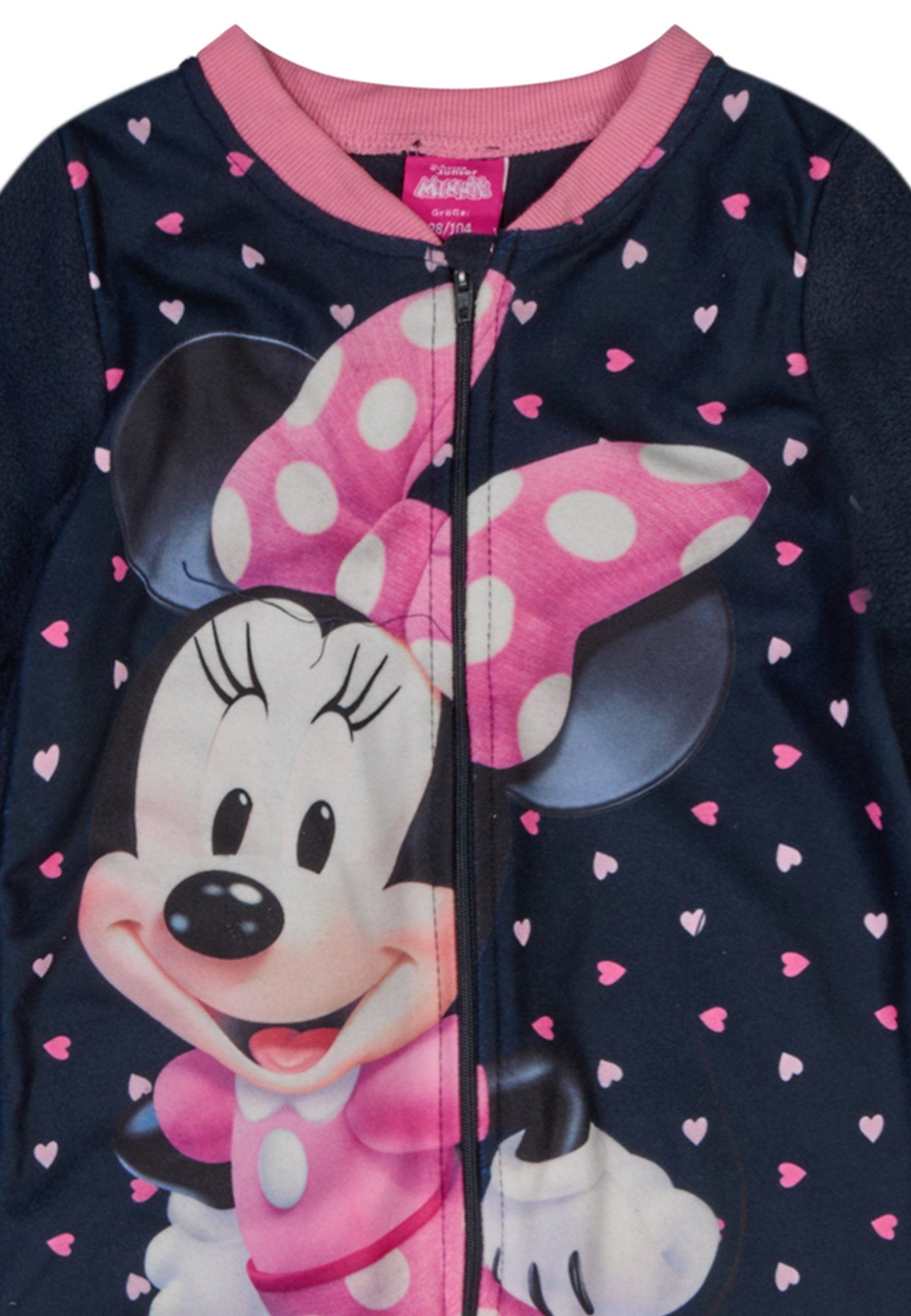 Disney Frozen Schlafanzug Minnie Schlaf Pyjama langarm Overall Nachtwäsche Mädchen Mouse Kinder