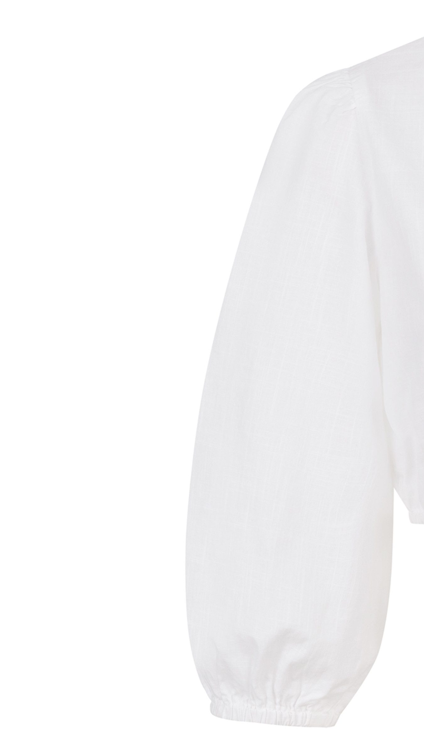 Nübler Dirndlbluse Dirndlbluse Vera Langarm in Weiß von Nübler