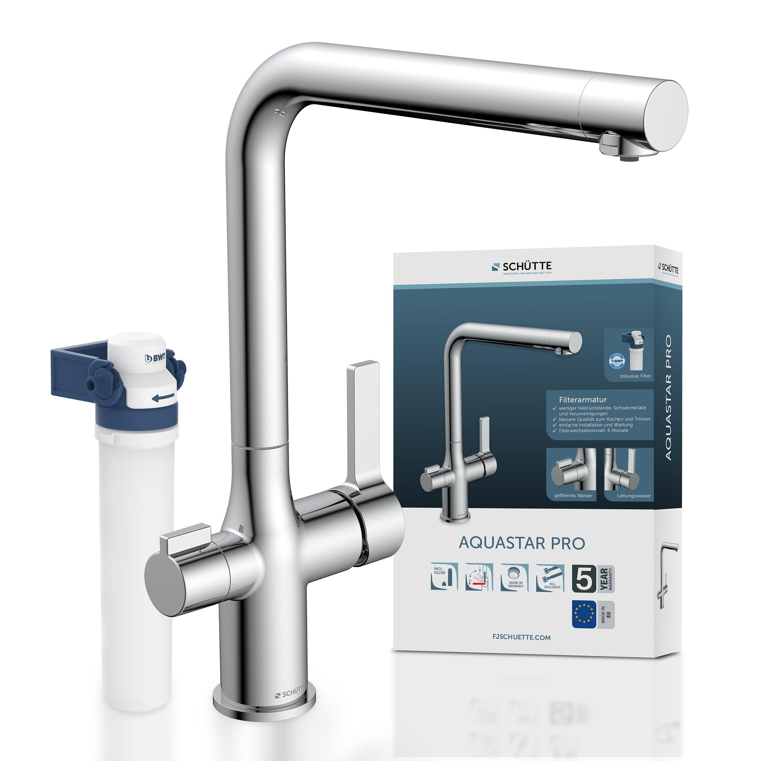 Schütte Spültischarmatur AQUASTAR PRO mit Filtersystem günstig online kaufen