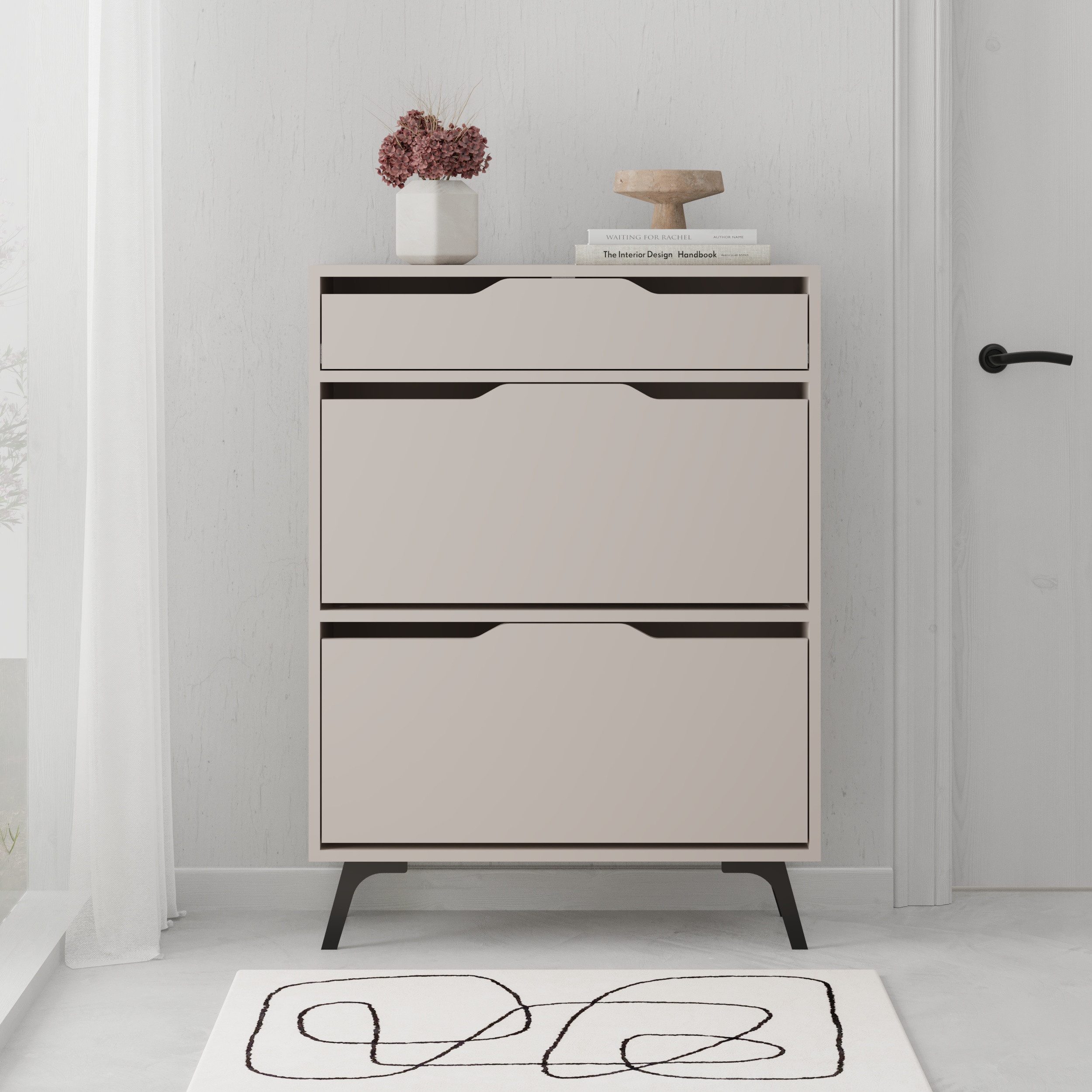 Decortie Schuhschrank Asta 29.5 x 110 x 82cm