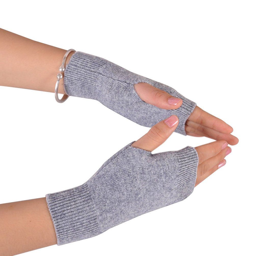 nsihing Armstulpen Fingerlose Handschuhe, Weiche Armstulpen & flexible Handschuhe zum Tippen