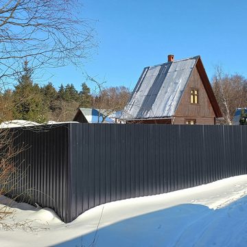 Mondeer Wellplatte Dachplatten(14-tlg), (Metall Trapezblech, 14-St), Wellblechplatten für Dach, 7m², 110*46cm, Dunkelgrau