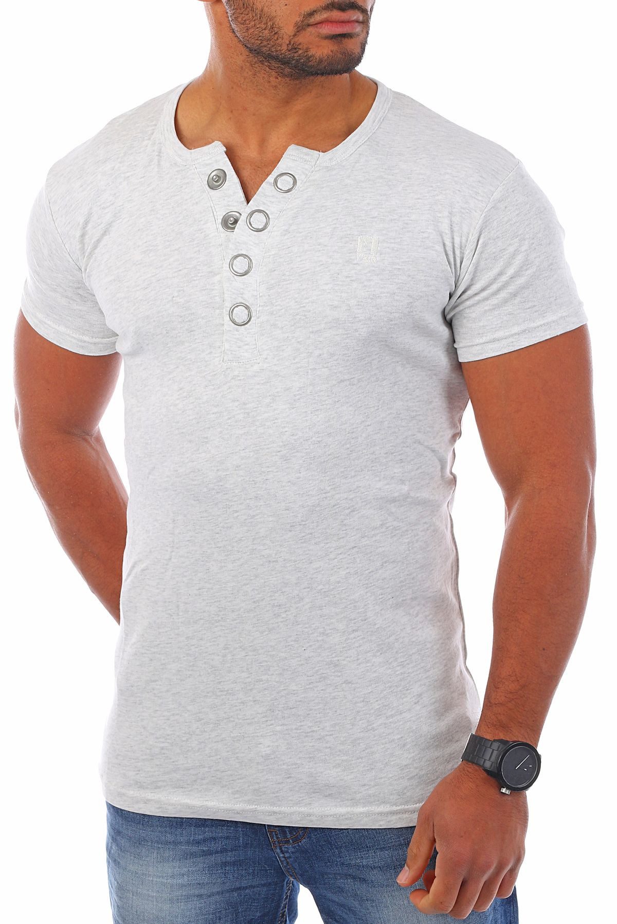 Young & Rich T-Shirt Herren basic günstig online kaufen