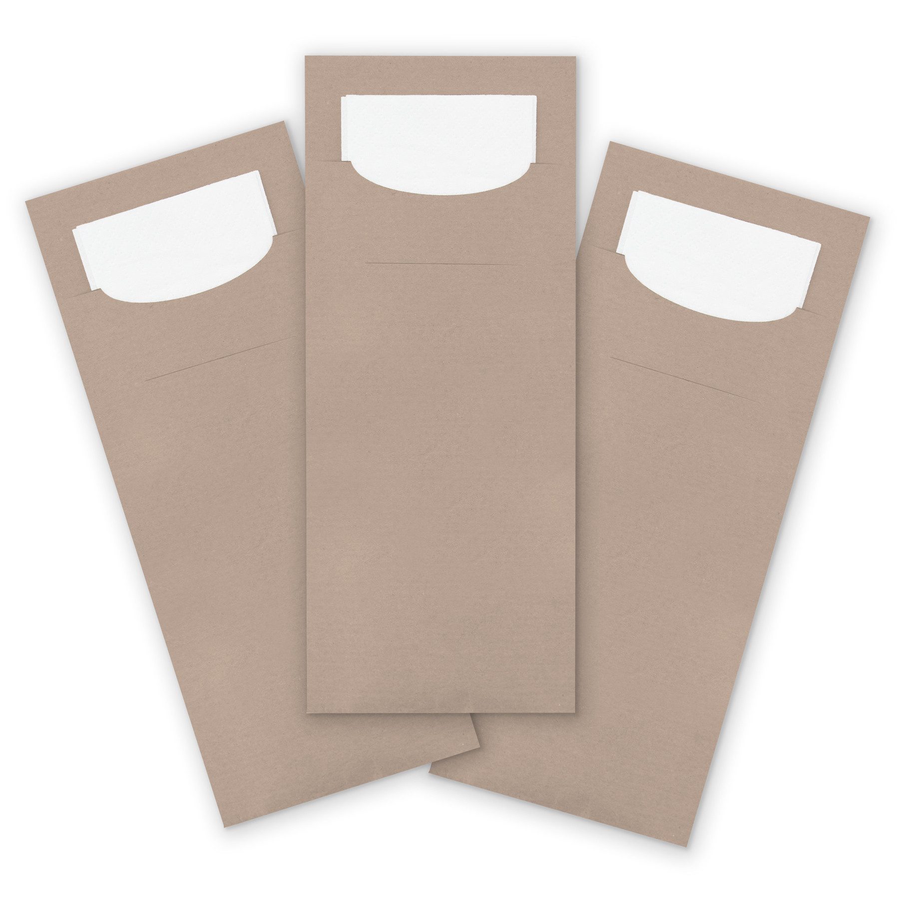 itenga Papierserviette itenga 100x Bestecktasche latte macchiato