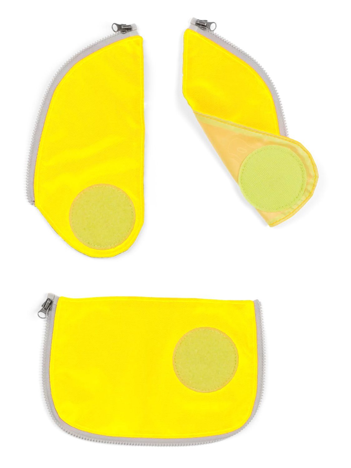 ergobag Schulranzen cubo Sicherheitsset (3-tlg., 3-teiliges Set), reflektierend