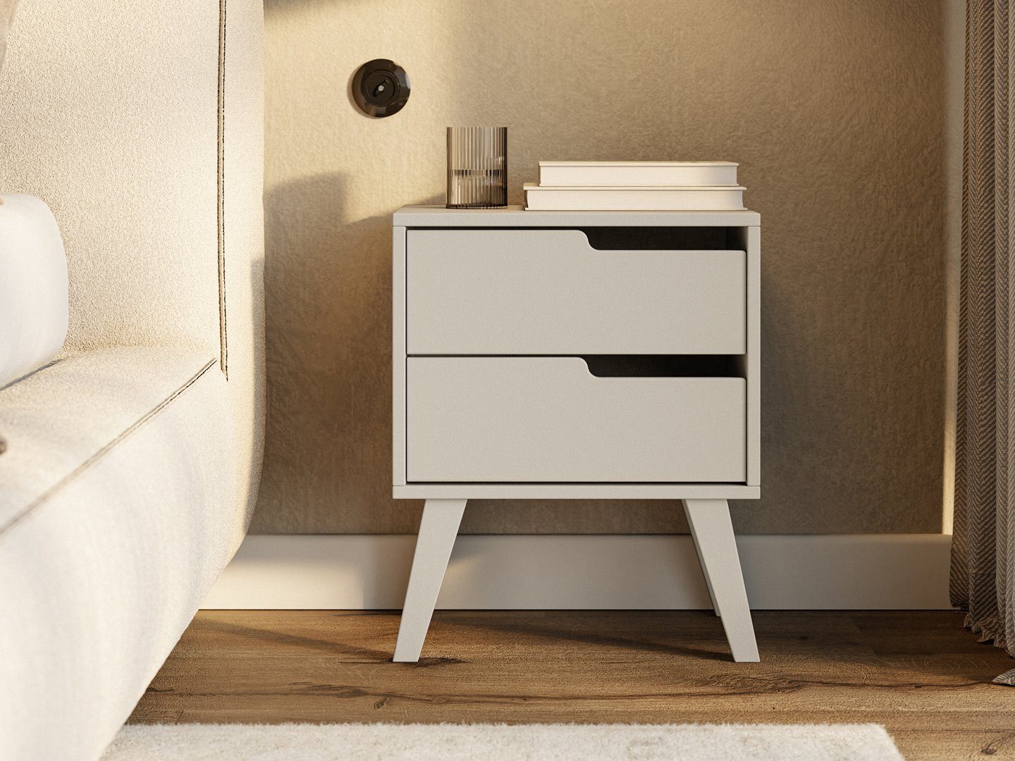 Beautysofa Nachttisch NOREL modernes Design mit günstig online kaufen