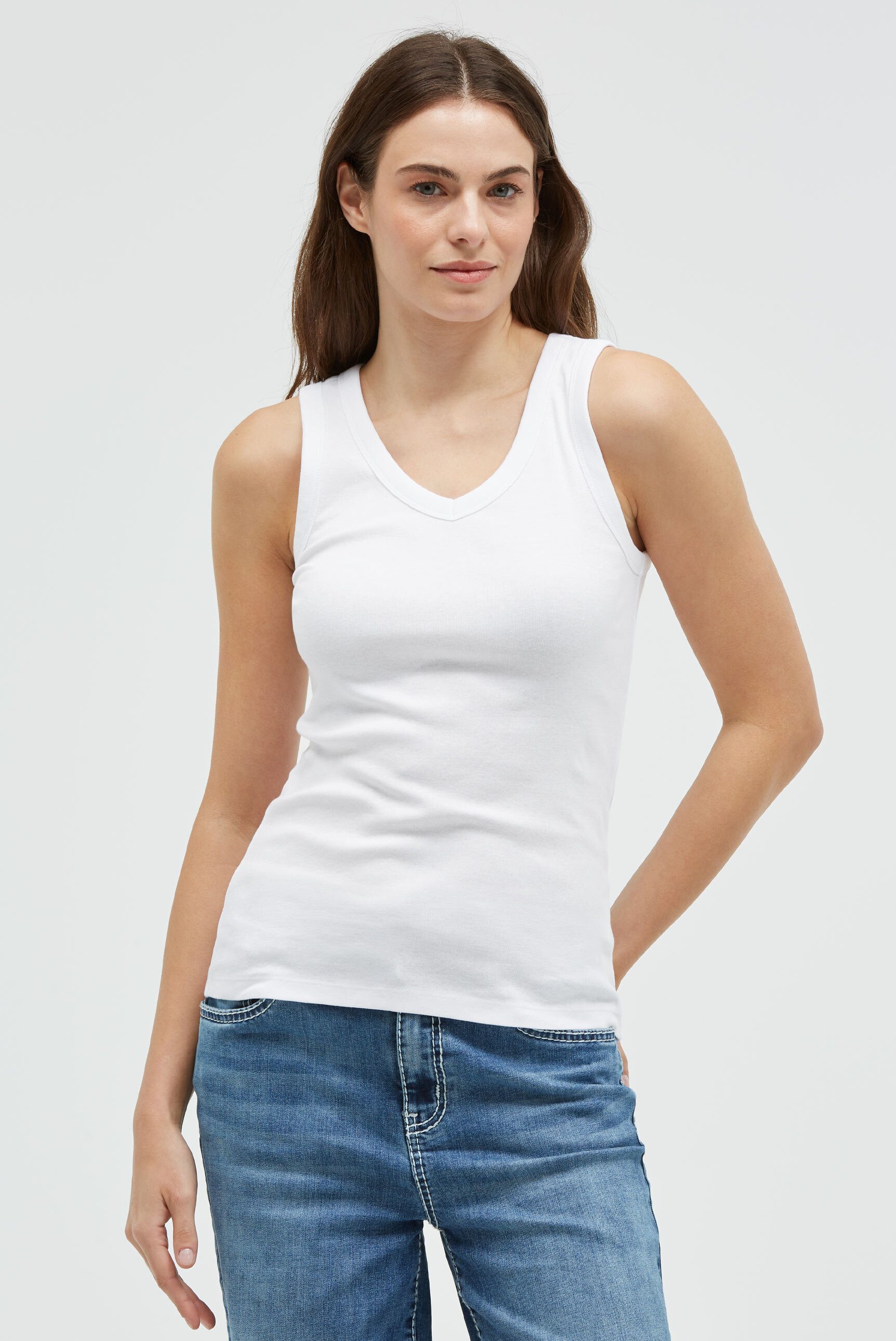 SOCCX Tanktop aus Baumwolle